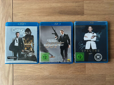 James Bond 007 - Casino Royale + Ein Quantum Trost + Spectre - Blu-ray - 3 Filme
