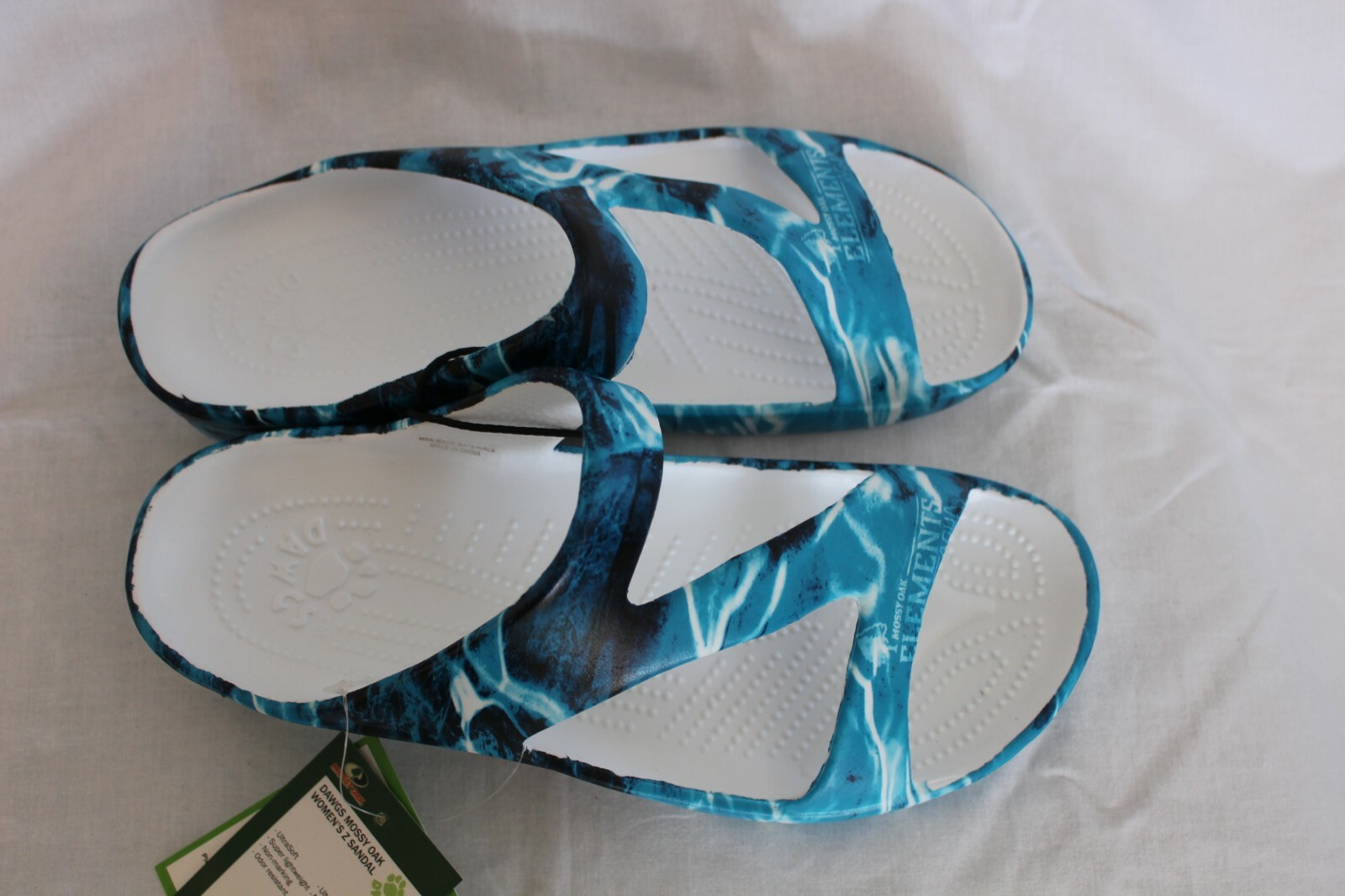 LADIES SHOES/FOOTWEAR - DAWGS Z Sandal colour bass blue white | eBay