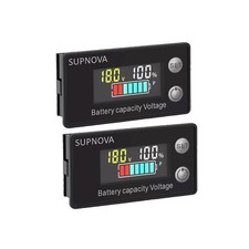 2x12v 24v 36v 48v 60v 72v Battery Monitor,Car Golf cart Battery Indicator Meter