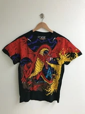 Liquid Blue T Shirt Dragon Fire All Over Print travis scott