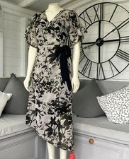 Joe Browns Wrap Floral Sheer Asymmetric Dress with Camisole 14