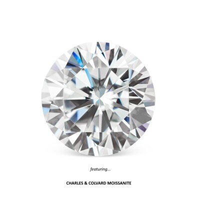 1.00 CARAT 6.5MM CHARLES & COLVARD LOOSE MOISSANITE (with WARRANTY)