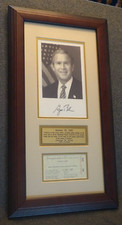 President George W Bush Official 2005 Inauguration Ticket Display