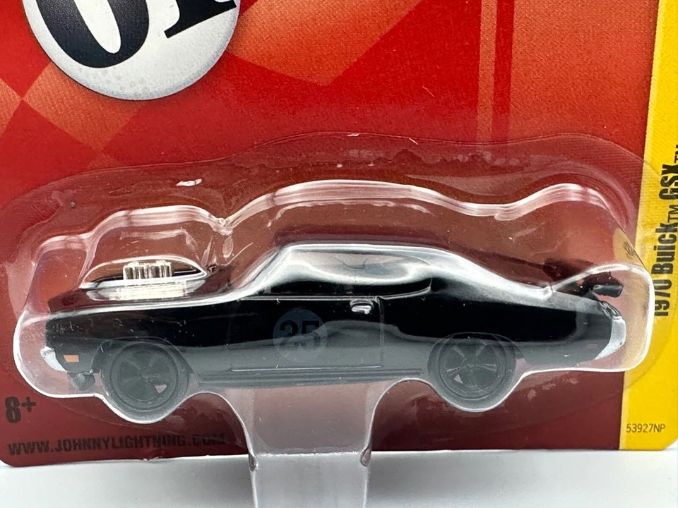 Johnny Lightning Spoilers 1970 Buick GSX, Black, Forever 64, 1:64 - Image 2 of 4