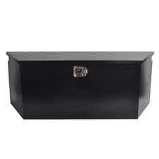49"x15"x18.5" Tongue Steel Tool Box Truck Pickup Trailer Storage Bed w/Lock