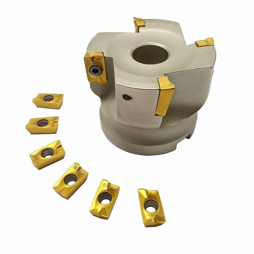 Cortador de fresado de extremo BAP 400R 63-22-4T 63 mm + inserciones de carburo APMT1604PDER DP5320 - Imagen 3 de 10
