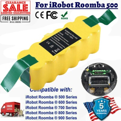 14.4V Battery For iRobot Roomba 500 600 700 800 595 620 630 650 660 790 780 880