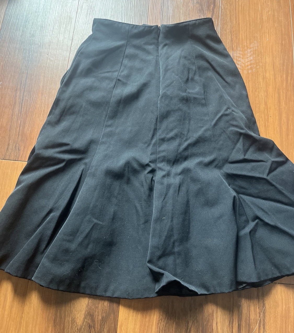 Black Liz Clairborne Wool Basic Essential Retro A… - image 3