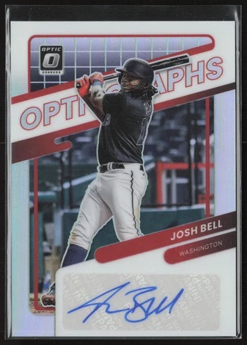 2022 Panini Donruss Optic Josh Bell Optigraphs Washington Nationals #OG-JO Auto