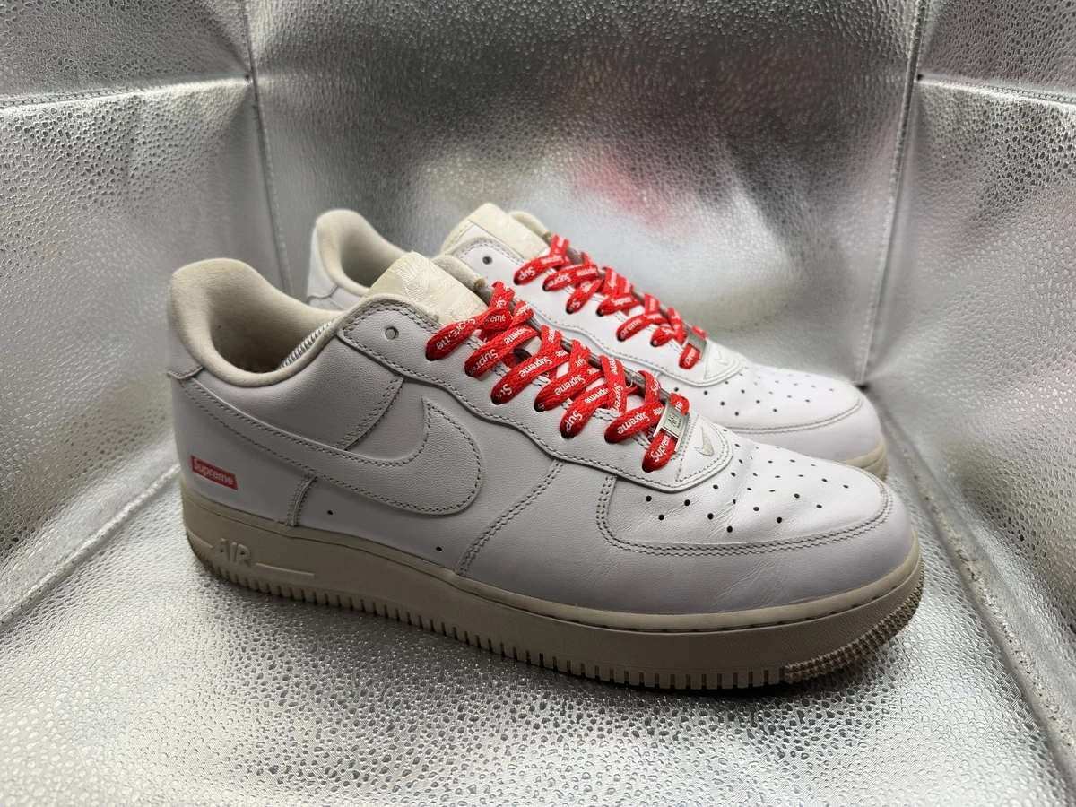 Nike Air Force 1 Supreme White for Sale | Authenticity Guaranteed