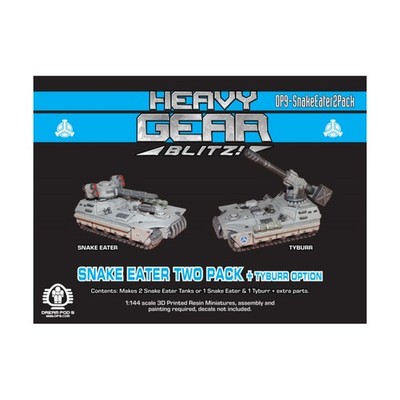 DP9 Heavy Gear Blitz! Northern Guard Snake Eater Two Pack w/Tyburr Option New