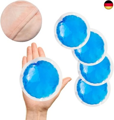 Runden Kühlpads Gel Kühlkissen für Verletzungen, 5 x Wiederverwendbar Klein Co