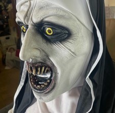 The Nun Full Head Halloween Latex Mask