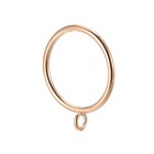 Curtain Rings Metal 45mm ID Drapery Ring for Curtain Rods Gold Tone 24 pack