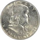 1951-D Franklin Silver Half Dollar AU Uncertified #642