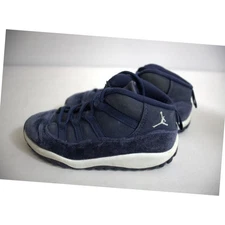 Kids Jordan 11 Retro Navy Suede Toddler Shoes Size 5C