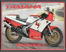 Yamaha RD500LC Metal Sign Plaque Poster sketch Garage vintage RD 250 350 500 LC