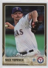2015 Topps Gold 1025/2015 Nick Tepesch #82 c7w