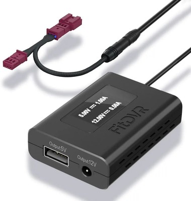 Power Adapter 3 Pin for Dash Cam Radar, Dashcam Charger Cable for BMW and Mini,