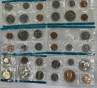 Mixture of  PROOF SETS  from 1969,1973,1979,1972-  5 or 6 coins-6 sets