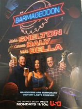 Barmageddon, Blake Shelton, Carson Daly, Nikki Bella, Full Page Promotional Ad