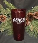 Vintage Red Coca Cola Restaurant Style Plastic 24 oz. Cup