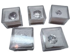 Vintage Loose Clear Cut Gem Stones Various Lot of 5