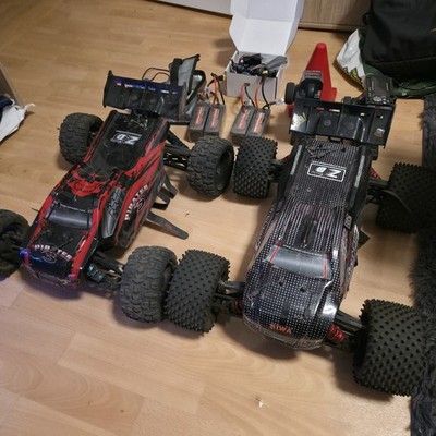 2 RC Buggys 1:8 4WD  Von ZD Racing Pirate 2/3  Mit 4 x 4S Akkus ca.80kmh