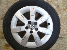 1x Alufelge 15 Zoll 5.5" 5x100 6R0601025E VW Polo Rim Wheel