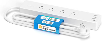 Smart Power Strip Compatible with Apple Homekit, Siri, Alexa, Google Home and Sm