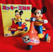 Masudaya Vintage item / Tinplate tricycle "Mickey Mouse"