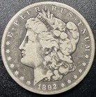 1892 CC Morgan Silver Dollar $1 Fine Details Fine Rare Carson City Mint