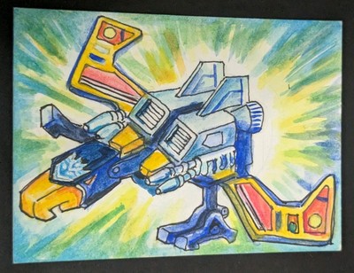 2024 Dynamite Transformers 40th Laserbeak Decepticon Cassette Sketch Card 1/1