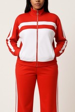 Red and White Tracksuit Set Available In Large and Extra Large