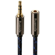 Headphone Extension Cable 3.5mm Male to Female Stereo Audio AUX Cord 8 ft