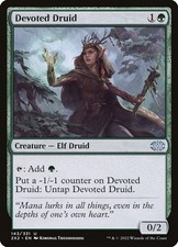 MTG Magic the Gathering Devoted Druid (143/686) Double Masters 2022 LP