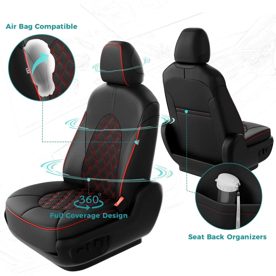 Fundas de asiento híbridas para Toyota Camry LE SE 2018 2019 2020 2021 2022 2023 2024... Foto 3 de 4