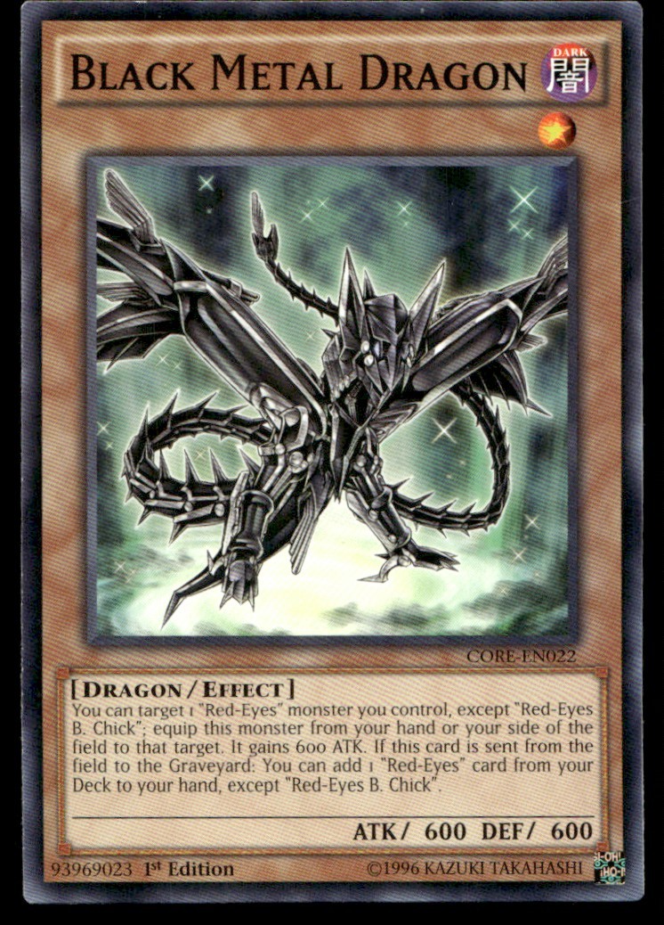 Black Metal Dragon - CORE-EN022 - 1st Edition - YuGiOh 