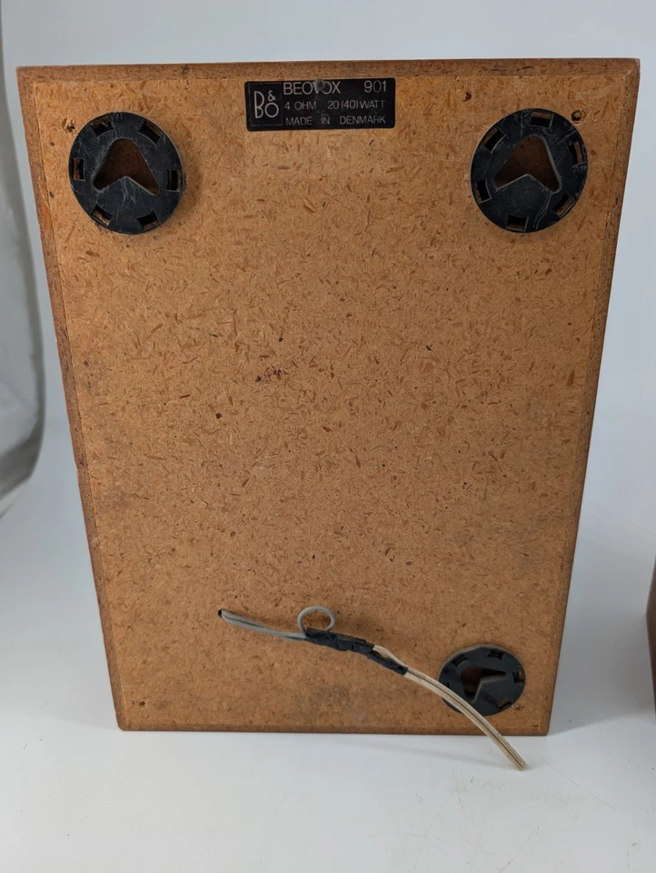Bang And Olufsen Beovox 901 Speaker Pairs 4 Ohm 20 Watt Wood Vintage  - Image 3 of 4