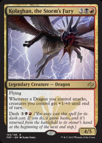 Kolaghan, the Storm's Fury NM, English MTG Fate Reforged