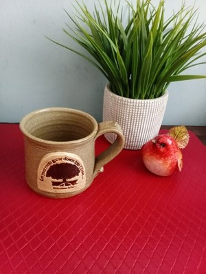 Handcrafted Mug by Charleston Pottery Let Your Roots Grow Down Into Christ Mug
