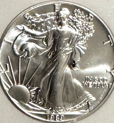1989 American Silver Eagle NGC MS69
