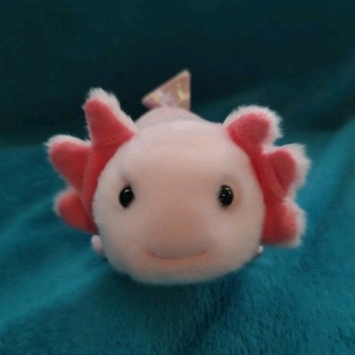 Aurora Axolotl Plush Stuffed Animal Small Pink 8''