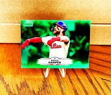2025 TOPPS STADIUM CLUB BRYCE HARPER #126 GREEN PARALLEL #ED 010/199 PHILLIES