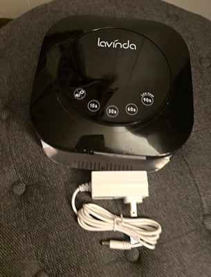 Lavinda 36W UV LED Nail Lamp Auto-Sensing Black w/ Power Adapter *NEW