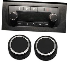 2PCS Car Rear Radio Volume Control Knob, Control Buttons, Radio Repair Kit