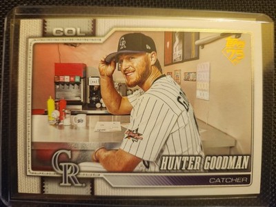 Topps 2026 Series 1 Hunter Goodman #274 75th Anniversary Rockies gold mirror