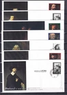 [G191796] Art Rembrandt Netherlands Nice Lot First Day Covers UNG