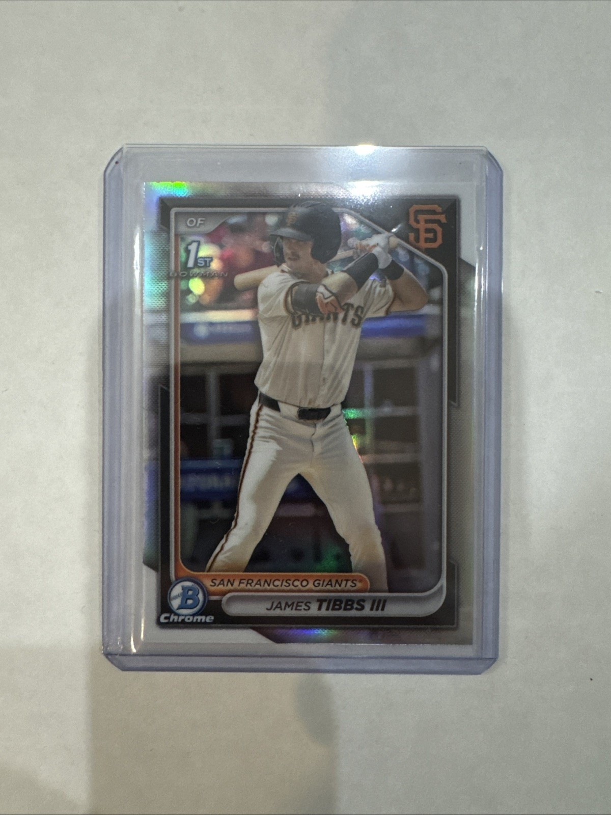 2024 Bowman Draft Chrome 1st James Tibbs III Refractor Dodgers Newest Prospect