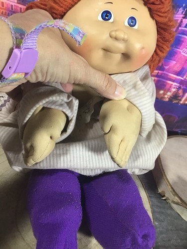 Vintage Cabbage Patch Kids pelo rojo ojos azules 1982 - Imagen 7 de 11